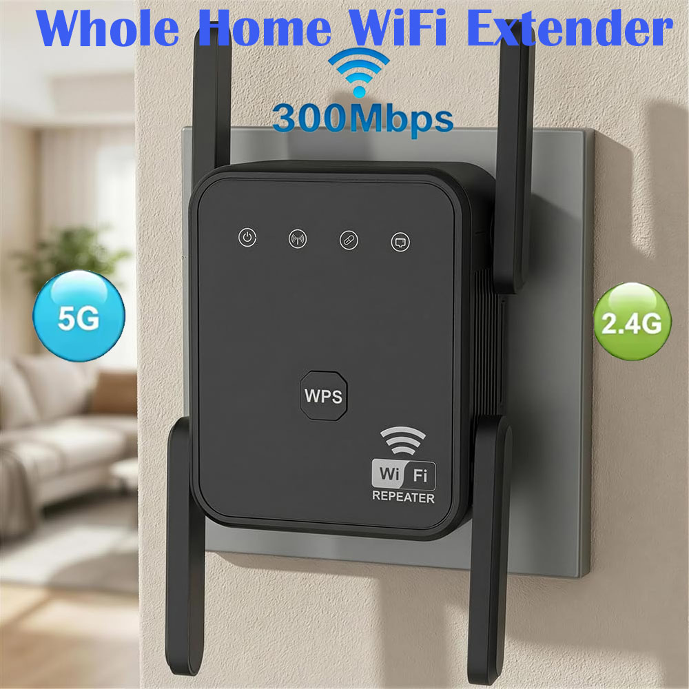 Home Security Network - Nouveau Répéteur WiFi 2026 300 Mbps