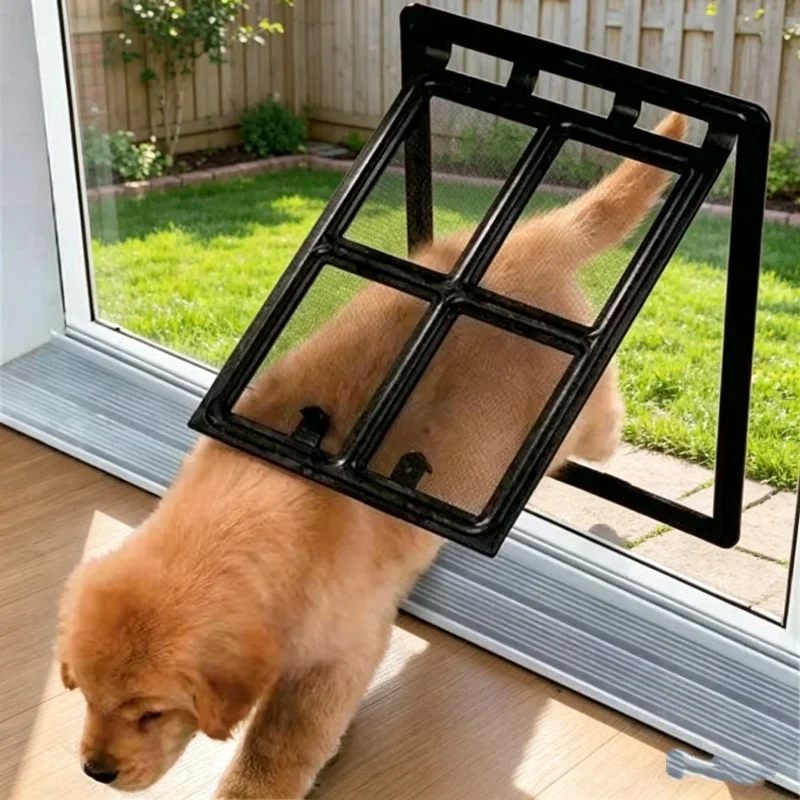 Home Security Fence - Porte moustiquaire pour animaux de compagnie,