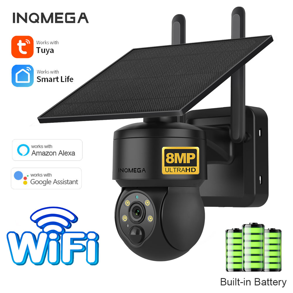 Home Security Network - INQMEGA 8MP TUYA caméra solaire détection