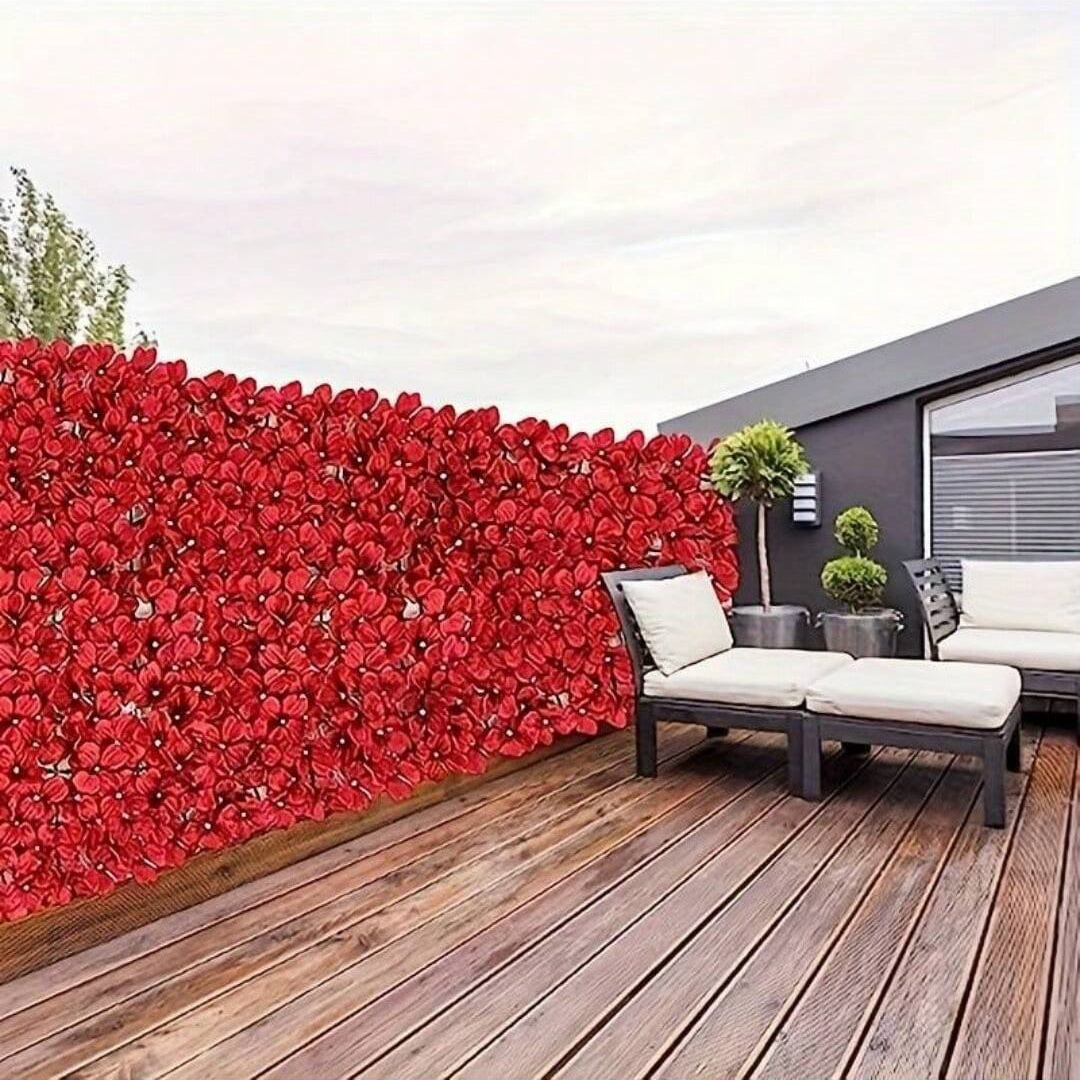 Home Security Fence - Rouleau de clôture de haie artificielle,