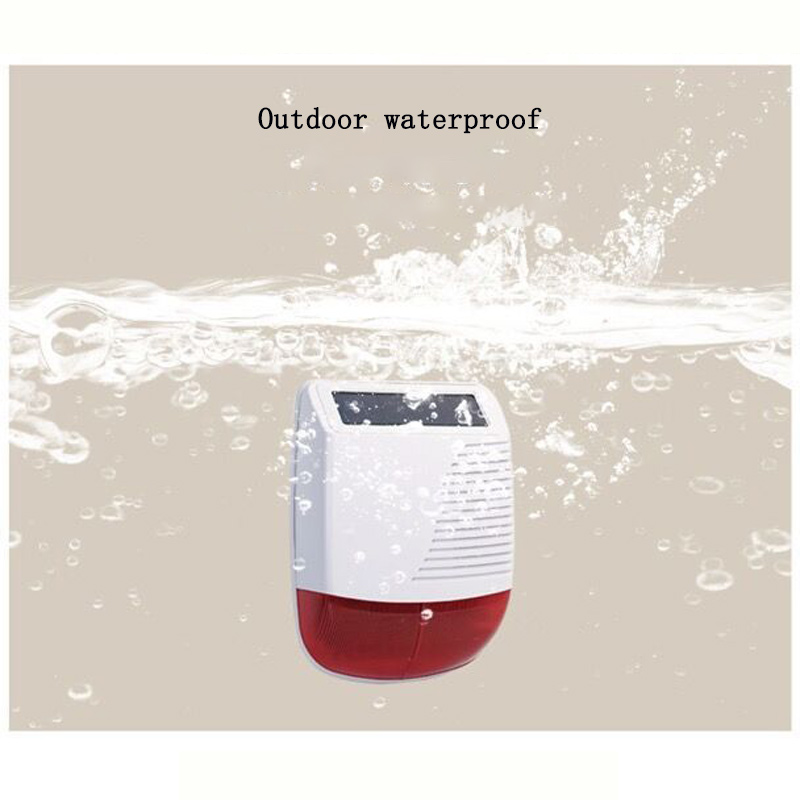 Alarm Siren Outdoor - Alarme sonore et visuelle intelligente sans