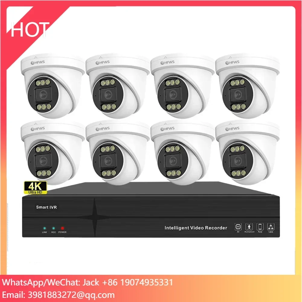 Home Security Systems With Cameras - Caméra IP PoE OEM 8MP 4K
