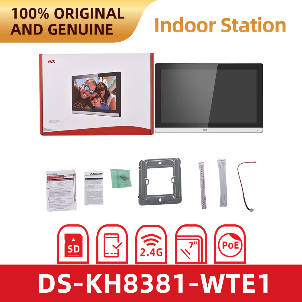 Home Security System Hikvision - Hikvision DS-KH8381-WTE1 Interphone vidéo IP à