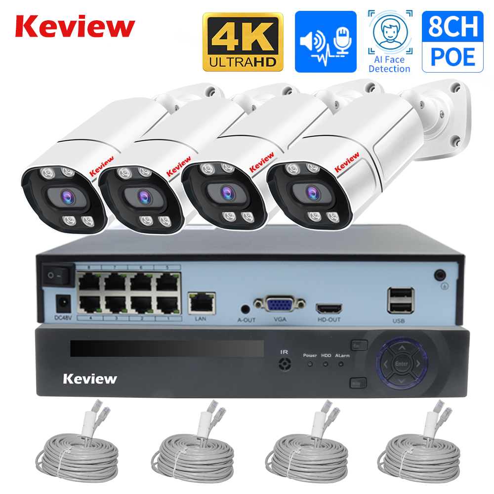 Nvr Kit 8 Channel - Kit de système de sécurité de