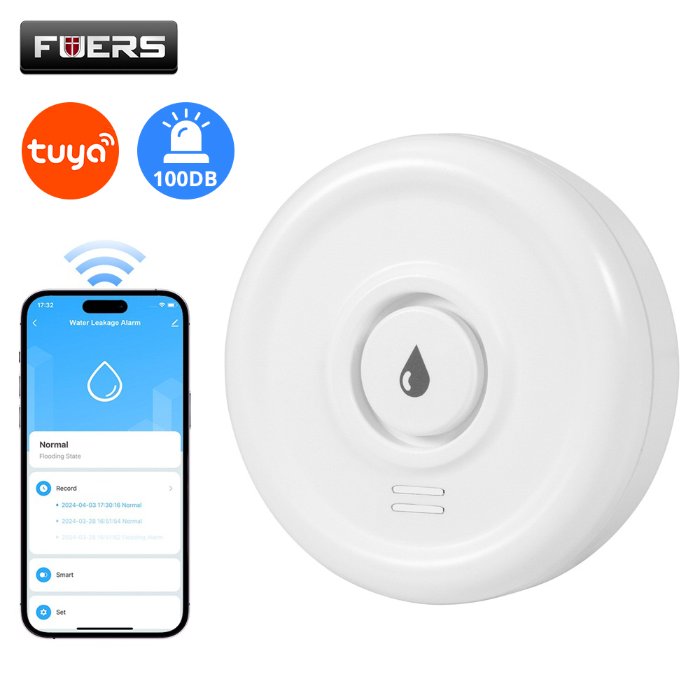 Home Security Network - Fuers-Détecteur de fuite d'eau, alarme domestique