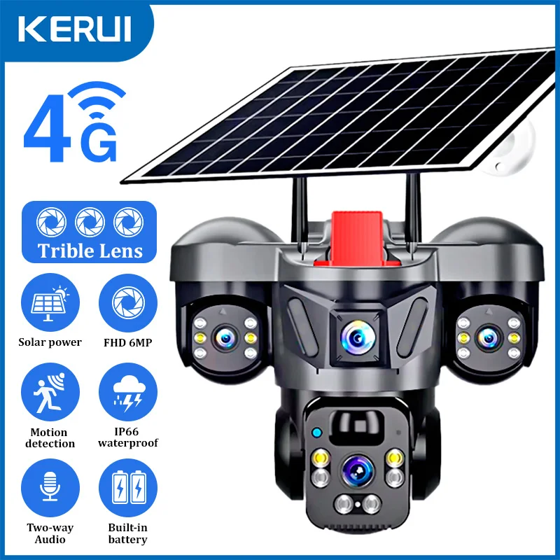 Home Security Network - KERUI V380 Pro extérieur PTZ 6MP