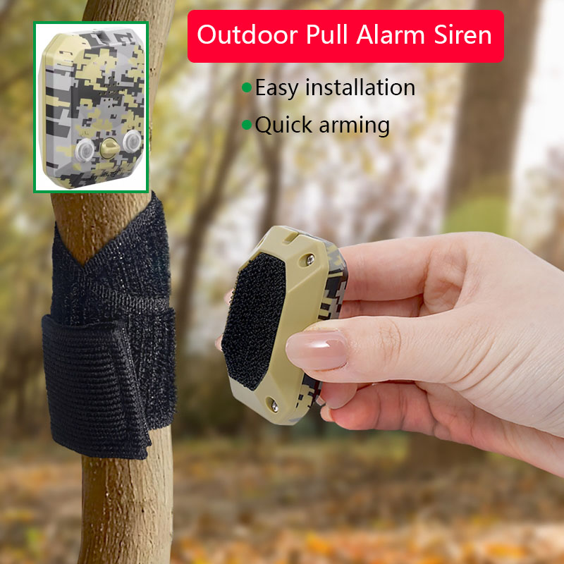 Alarm Siren Outdoor - Sirène de traction extérieure Portable Camping