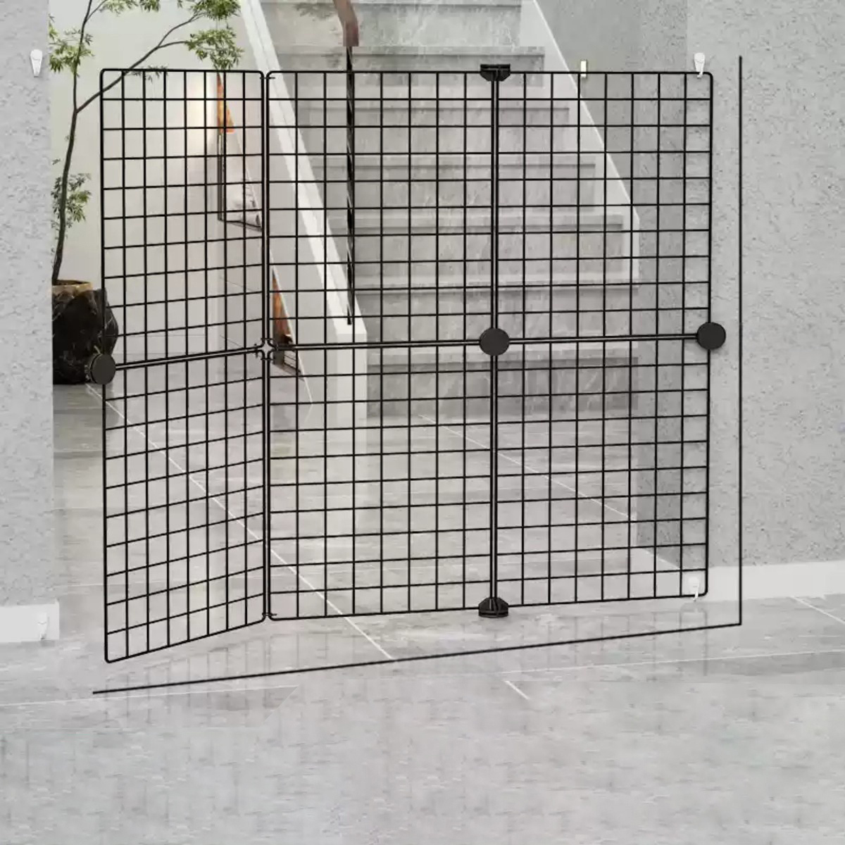 Home Security Fence - Barrière d'isolement pour animaux, enclos d'isolement