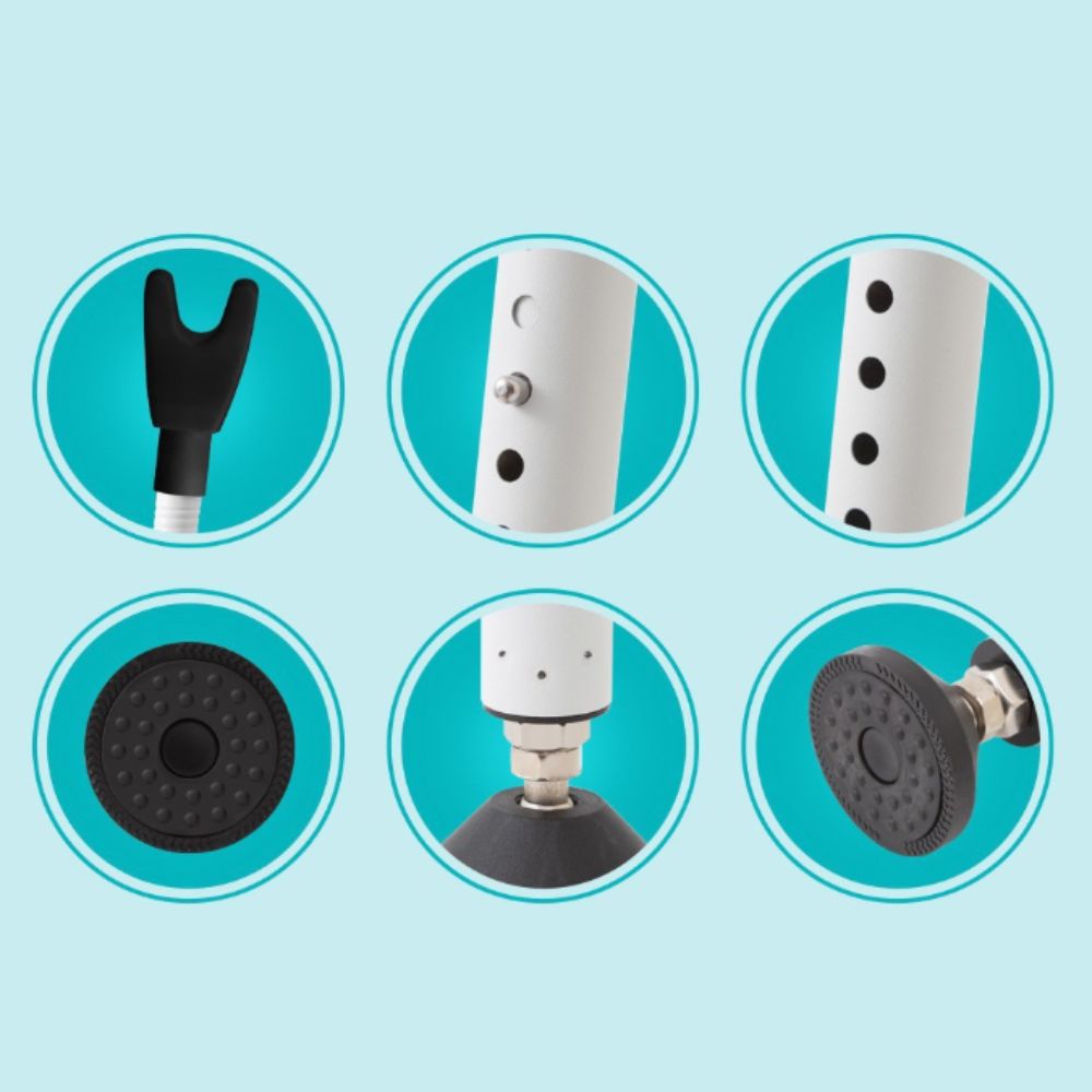 Home Security Jammers - Barre de sécurité robuste réglable pour