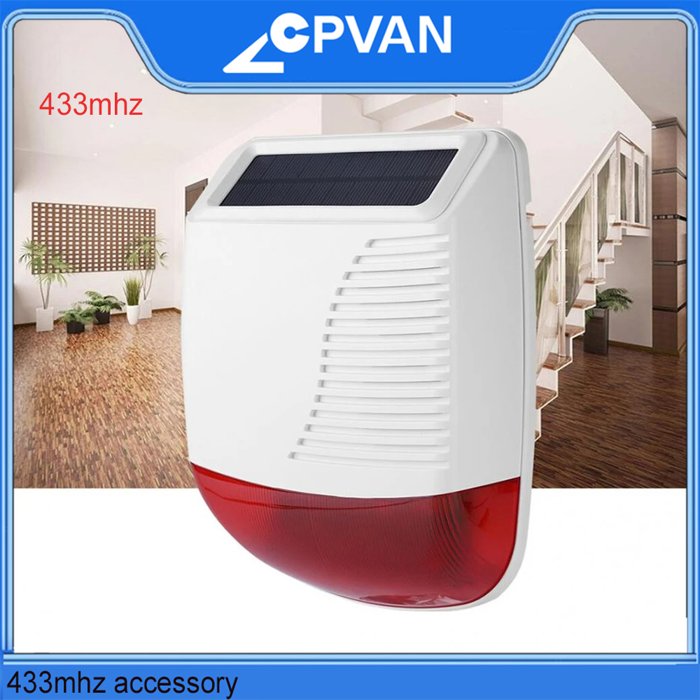 Alarm Siren Outdoor - CPVAN – sirène d'extérieur sans fil,