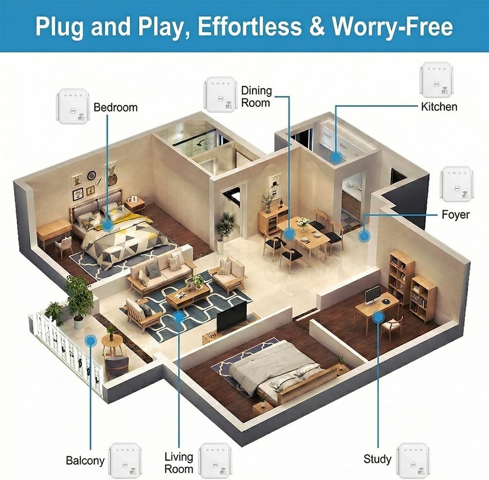 Nouveau Répéteur WiFi 2026 300 - Home Security Network avis et prix
