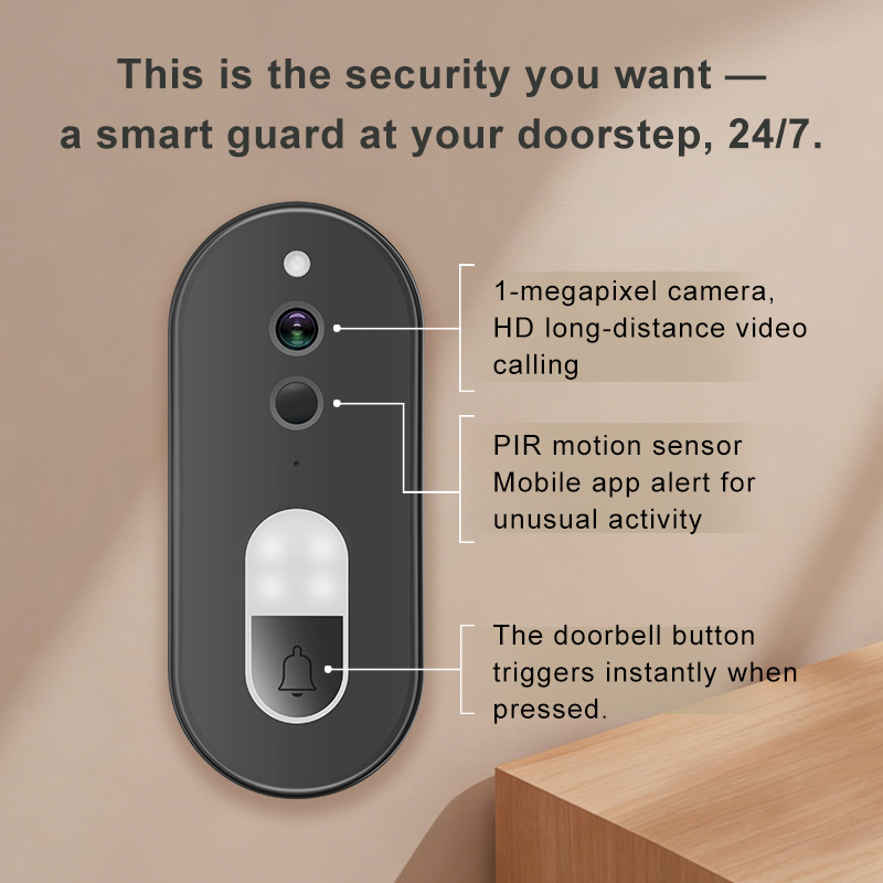 Sonnette vidéo sans fil WiFi T - Home Security Doorbell Camera avis et prix