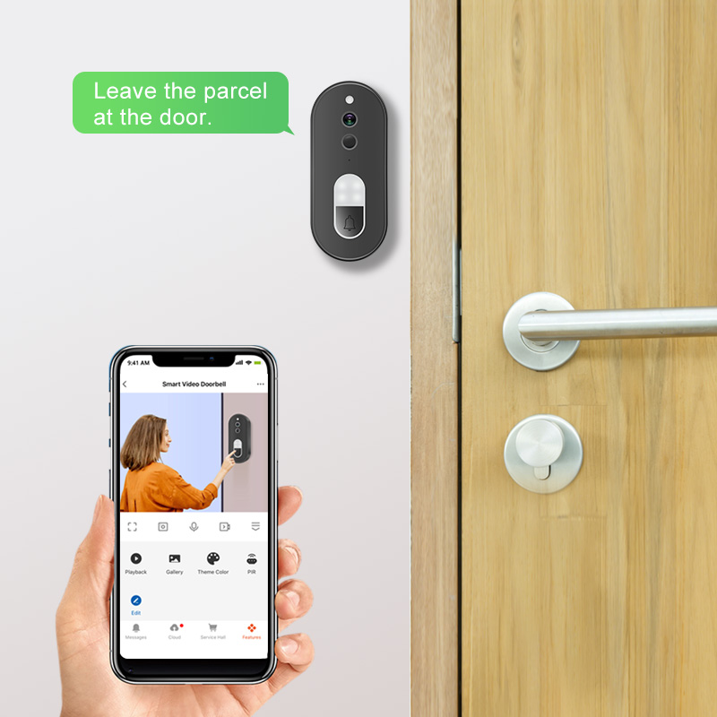 Sonnette vidéo sans fil WiFi T - Home Security Doorbell Camera avis et prix