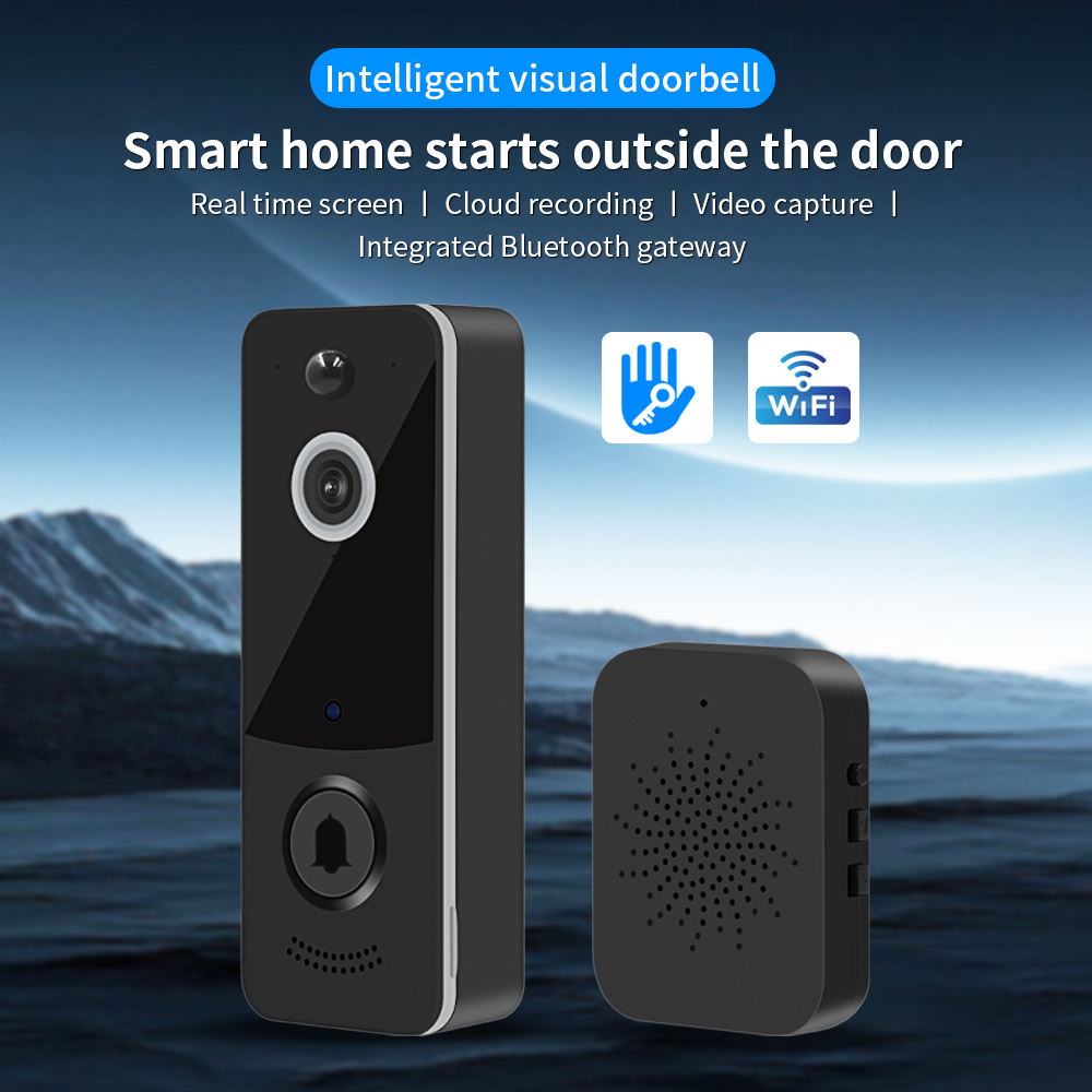 Sonnette vidéo WIFI 1080P, app - Home Security Doorbell Camera avis et prix