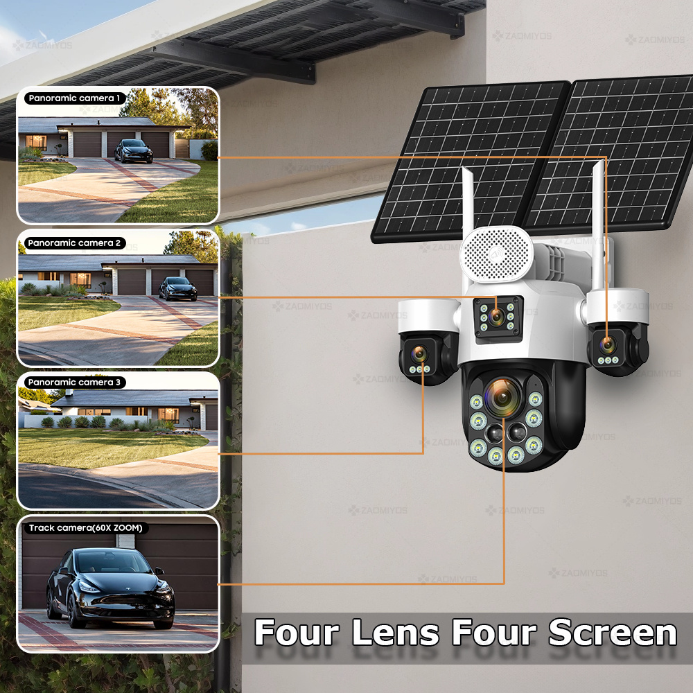 4 objectifs extérieurs 360° °  - Alarm Siren Outdoor avis et prix