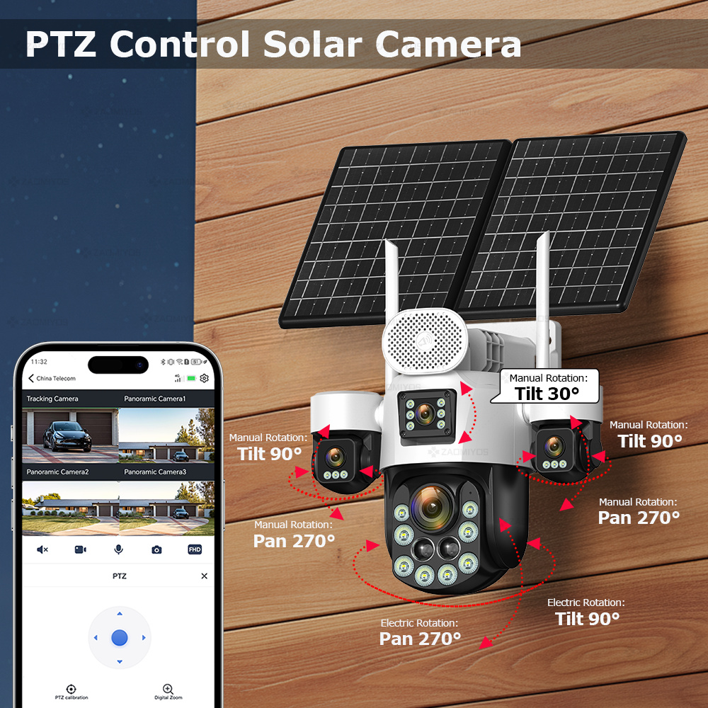 4 objectifs extérieurs 360° °  - Alarm Siren Outdoor avis et prix