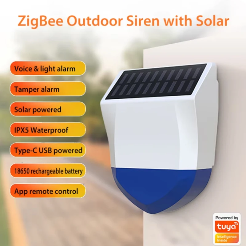 Tuya – sirène intelligente Zig - Alarm Siren Outdoor avis et prix