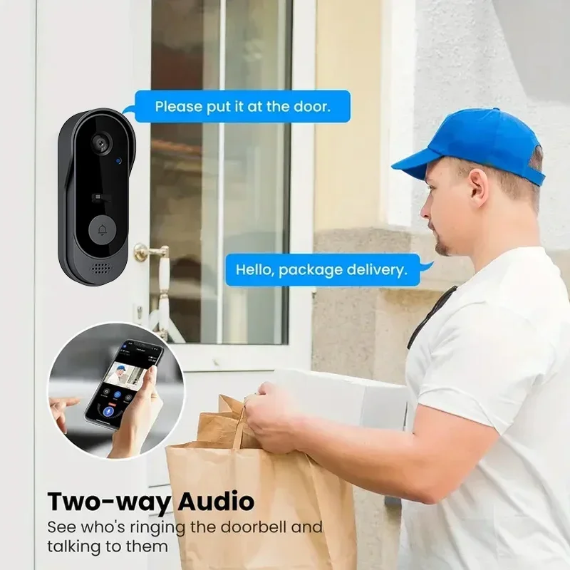 Sonnette vidéo HD sans fil éta - Home Security Doorbell Camera avis et prix