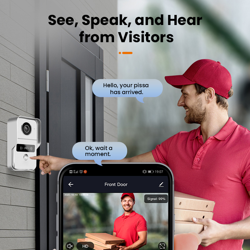 Caméra de sonnette Tuya Smart  - Home Security Doorbell Camera avis et prix