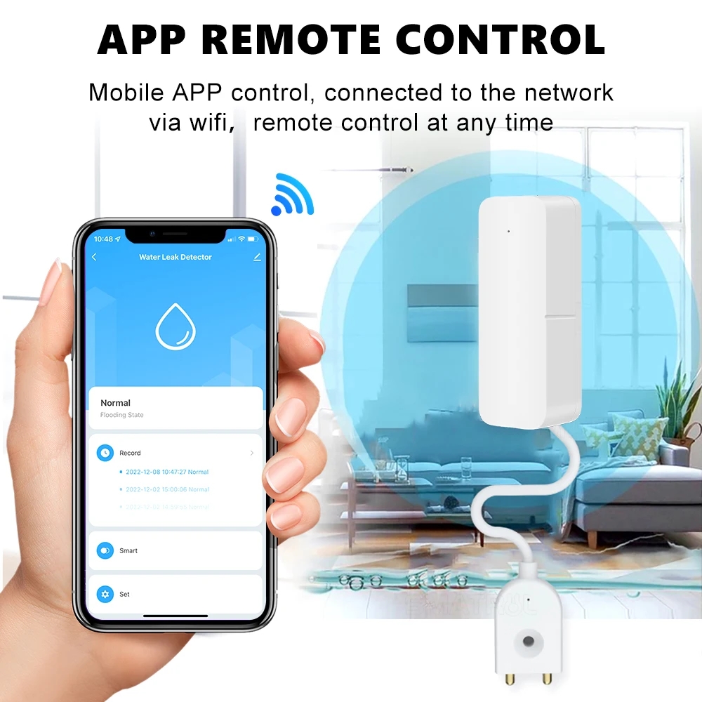 Tuya WiFi capteur de fuite d'e - Home Security Network avis et prix