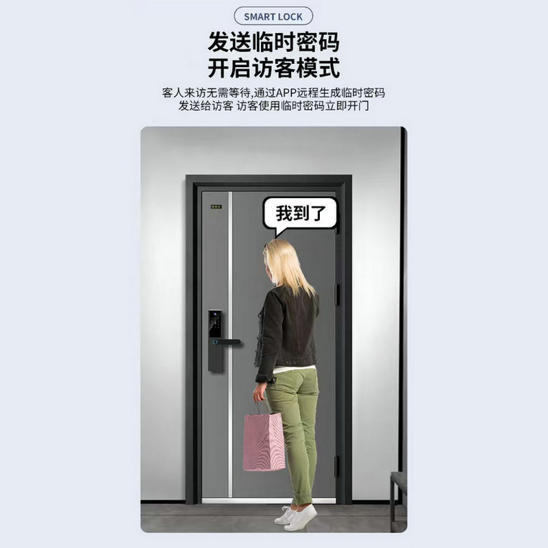 Serrure intelligente Tuya avec - Home Security Doorbell Camera avis et prix