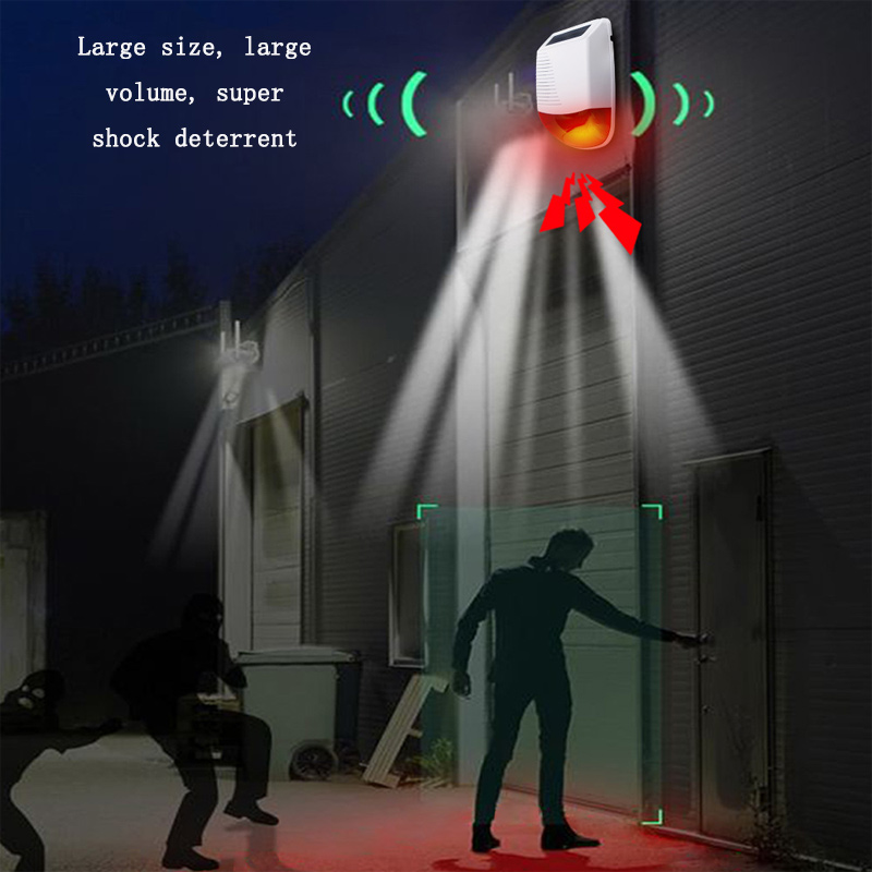 Alarme sonore et visuelle inte - Alarm Siren Outdoor avis et prix