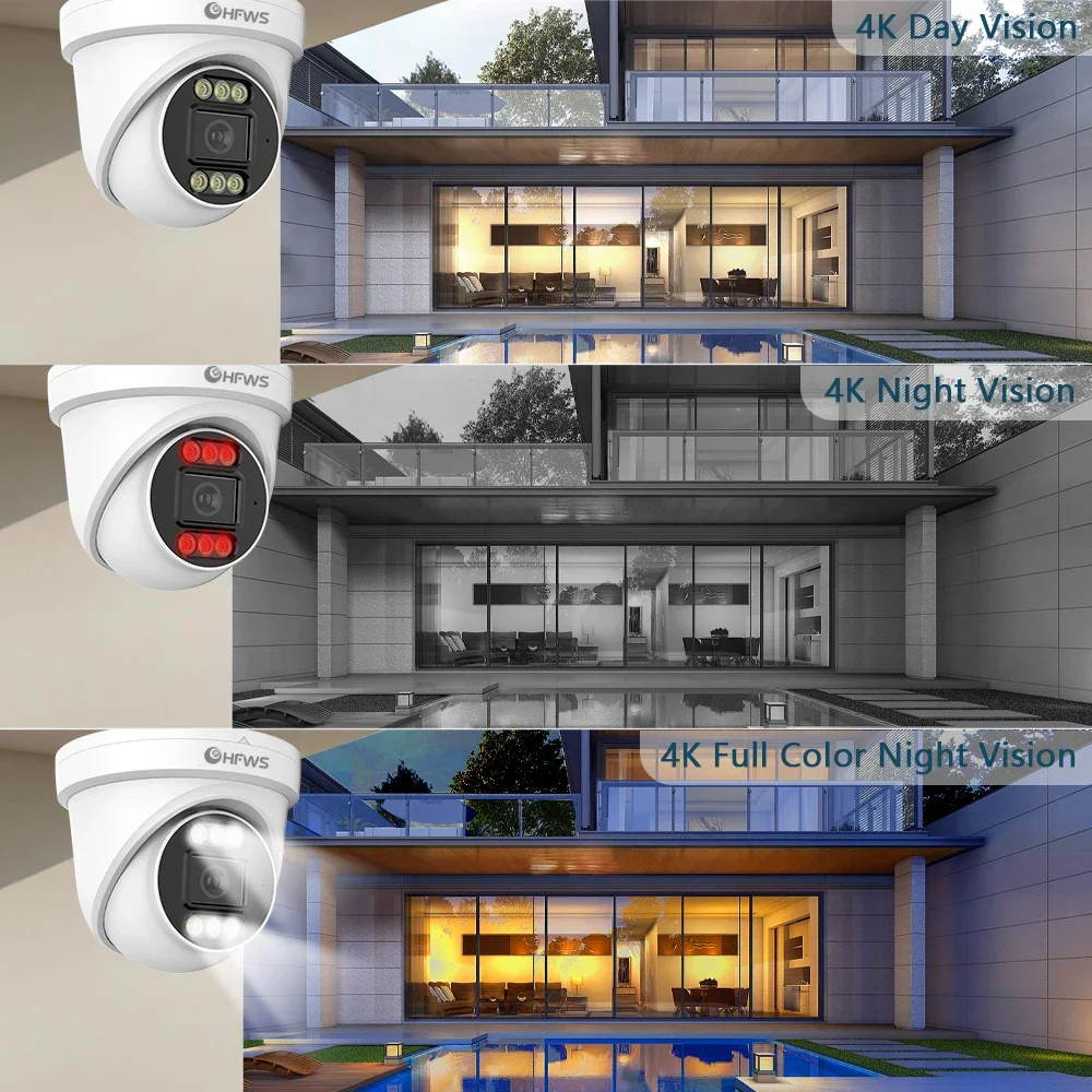 Caméra IP PoE OEM 8MP 4K 25FPS - Home Security Systems With Cameras avis et prix