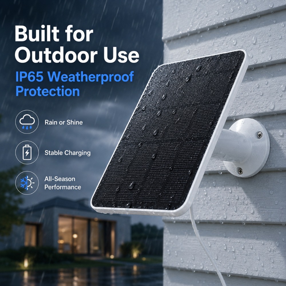 Chargeur solaire extérieur 4W  - Home Security Doorbell Camera avis et prix