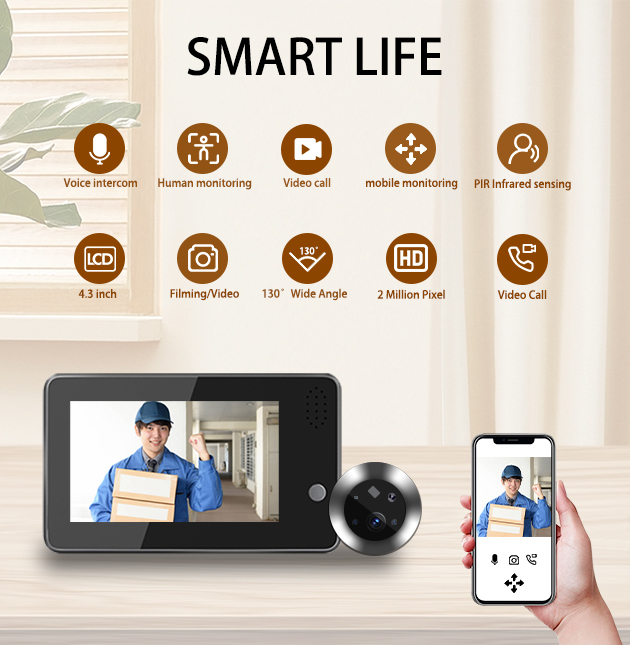 Sonnette WiFi Tuya Smartlife 4 - Home Security Doorbell Camera avis et prix