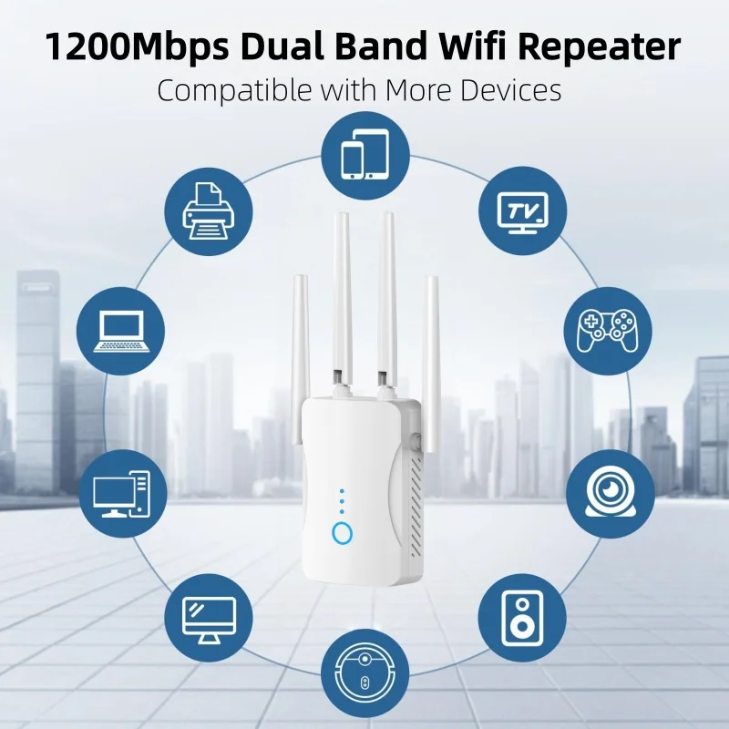 Répéteur WiFi double bande 120 - Home Security Network avis et prix