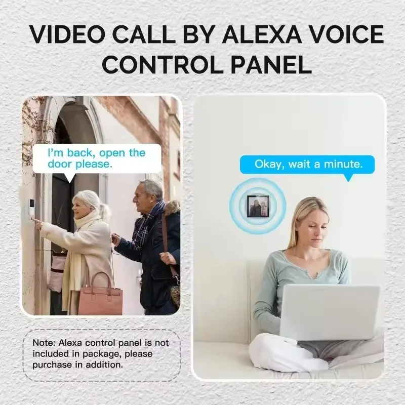 Sonnette vidéo Wi-Fi Moes avec - Home Security Doorbell Camera avis et prix