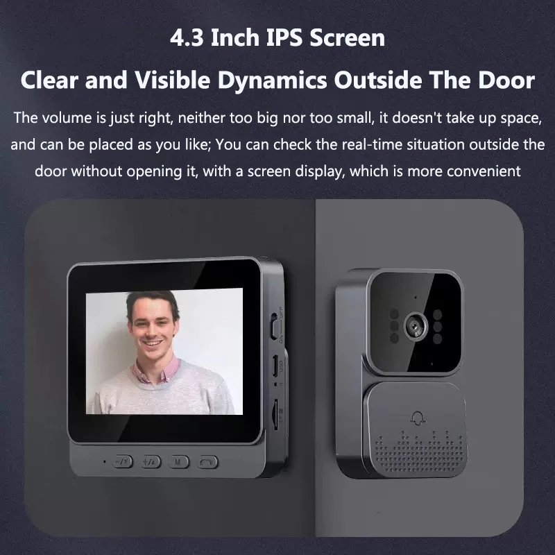 Interphone vidéo sans fil, son - Home Security Doorbell Camera avis et prix