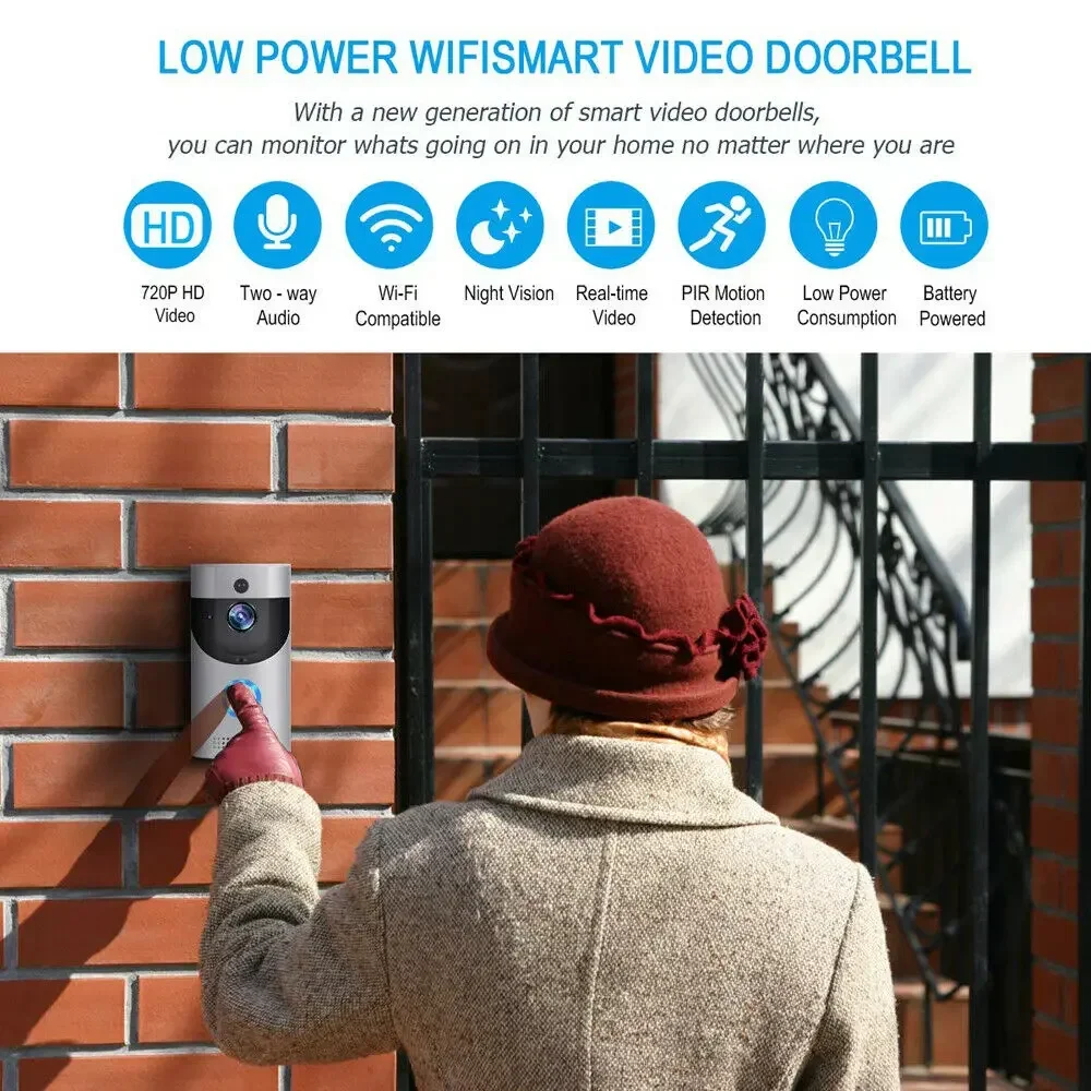 Sonnette de porte sans fil WIF - Home Security Doorbell Camera avis et prix