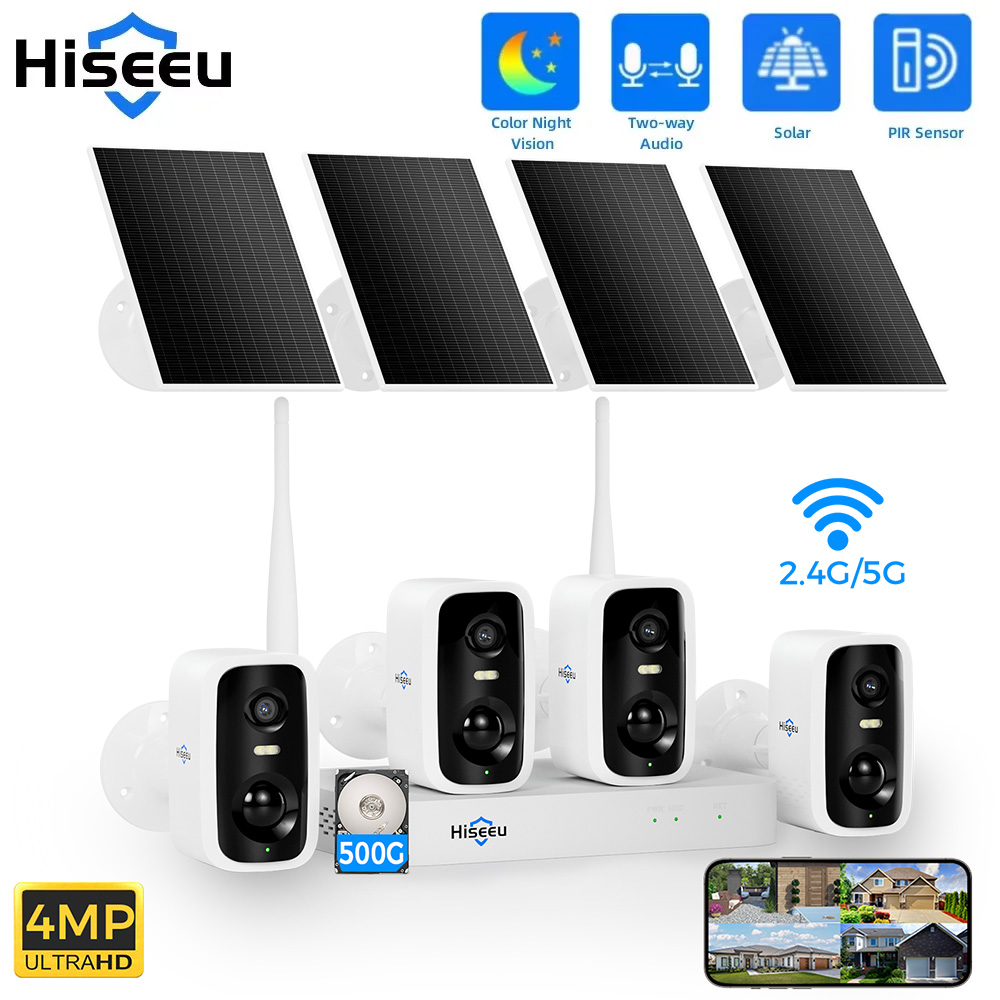 Hiseeu 10CH NVR 4MP WiFi camér - Nvr Kit 8 Channel avis et prix
