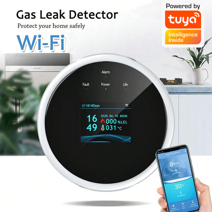 Capteur d'alarme de gaz WiFi 2 - Home Security Network avis et prix
