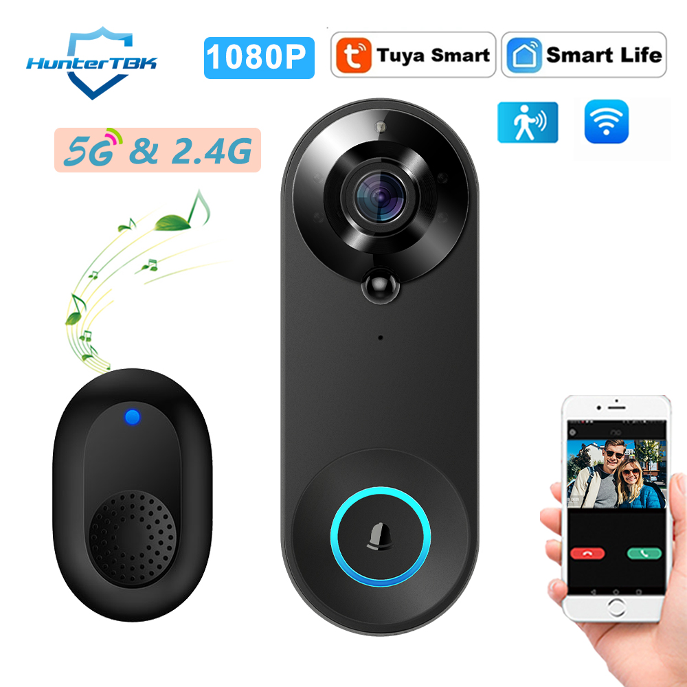 Sonnette vidéo WiFi 5G 2.4G 10 - Home Security Doorbell Camera avis et prix