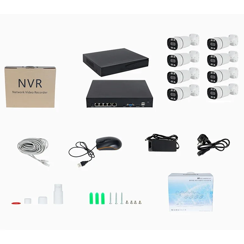 Kit NVR PoE 8 canaux 5MP H.265 - Nvr Kit 8 Channel avis et prix