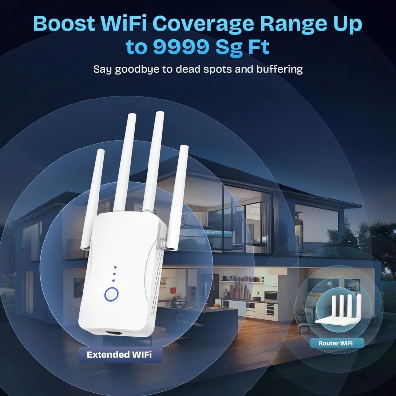 Répéteur WiFi double bande 2,4 - Home Security Network avis et prix