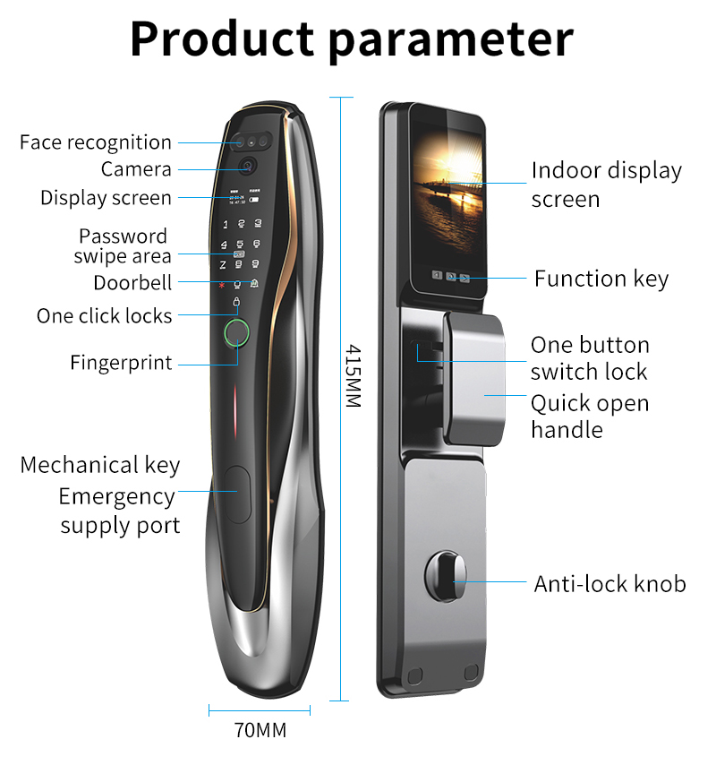 TYSH Tuya sécurité empreinte d - Home Security Doorbell Camera avis et prix
